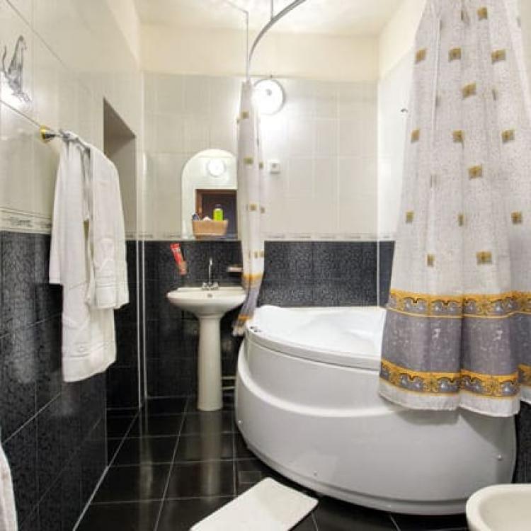 Ванная комната в 2 местном 3 комнатном Апартаменте санатория Солнечный. Кисловодск